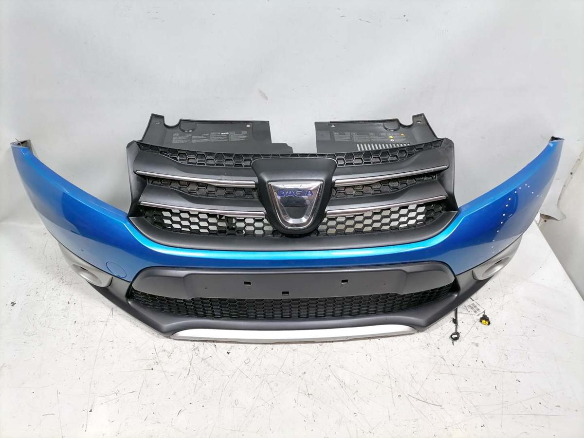 Dacia Sandero 2 original Sto&szlig;stange Stossf&auml;nger vorn Blaumetallic Bj.2016